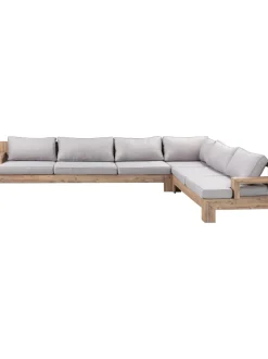 Salotto Da Giardino In Legno Di Acacia Joshua 4 Pz