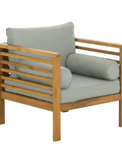 Salotto Da Giardino In Legno Di Acacia Bo 4 Pz