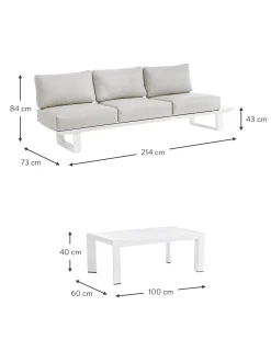 Salotto Da Giardino Konnor 3 Pz