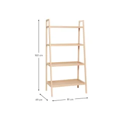 Scaffale A Scala In Legno Di Quercia Accent*Hübsch Discount