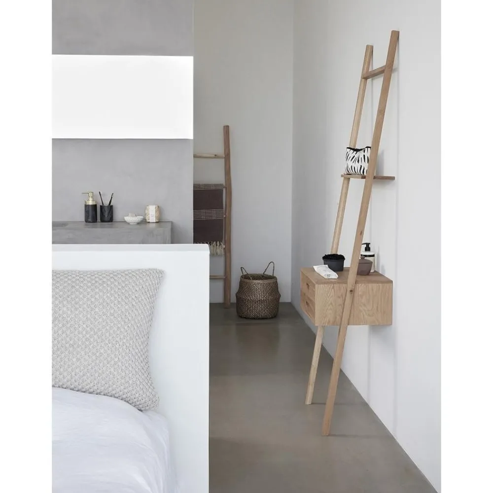 Scaffale A Scala In Legno Di Quercia Lean*Hübsch Discount