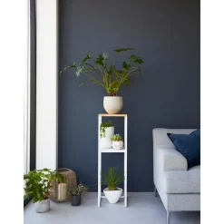 Scaffale Con Piano In Legno Di Bambu Tower*Yamazaki New