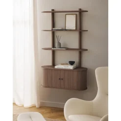 Scaffale Da Parete Con Fronte Scanalato Calary*Westwing Collection Sale