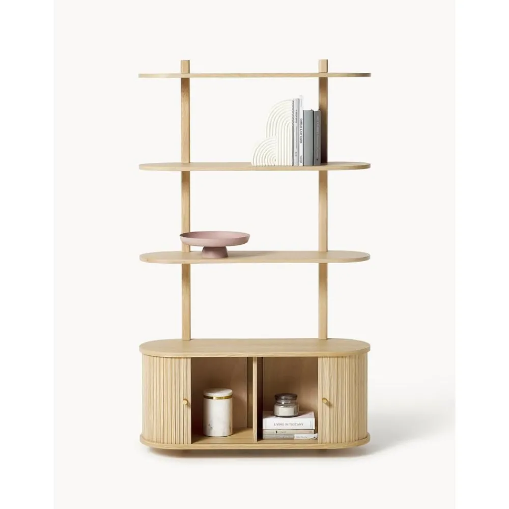 Scaffale Da Parete Con Frontale Scanalato Calary*Westwing Collection Fashion