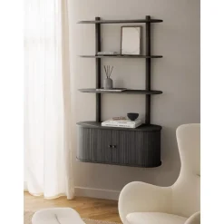 Scaffale Da Parete In Legno Con Frontale Scanalato Calary*Westwing Collection Clearance