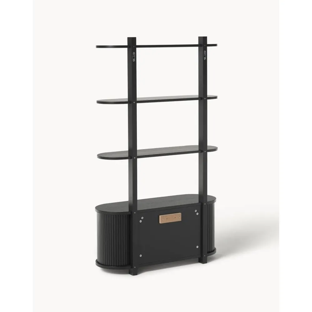 Scaffale Da Parete In Legno Con Frontale Scanalato Calary*Westwing Collection Clearance