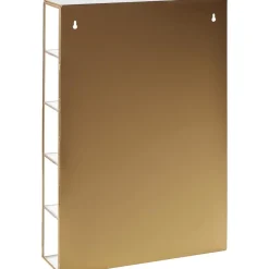 Scaffale Da Parete In Metallo Con Ripiani In Vetro E Anta In Vetro Ada*Nordal Best