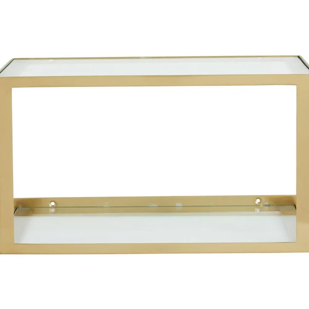 Scaffale Da Parete In Metallo Nera*Nordal Outlet