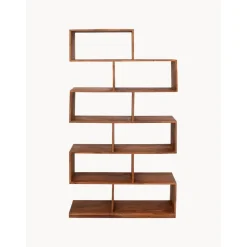 Scaffale In Legno Di Acacia Authentico Zick Zack*Kare Design Fashion