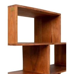 Scaffale In Legno Di Acacia Authentico Zick Zack*Kare Design Fashion