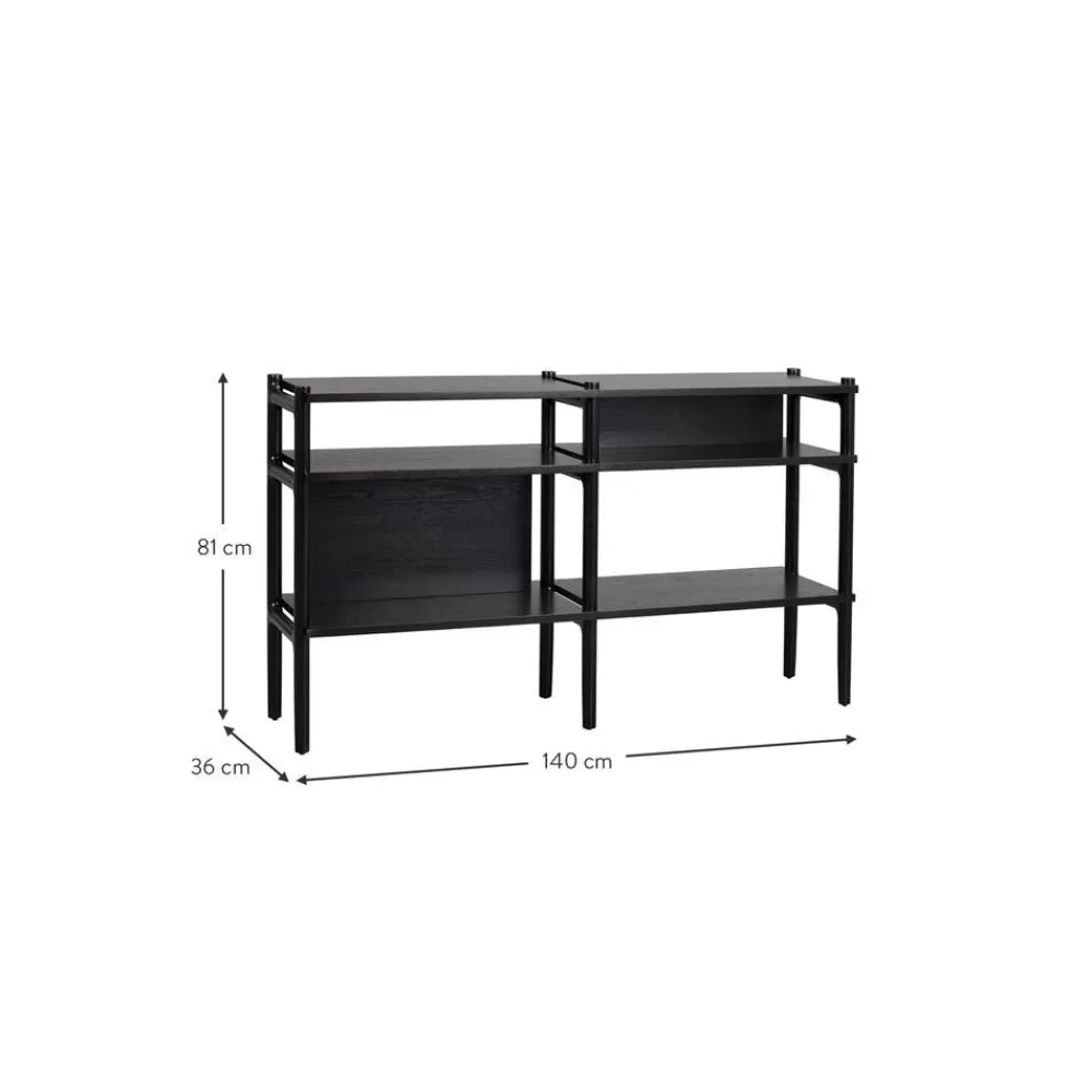 Scaffale In Legno Di Quercia Holton*Rowico Fashion