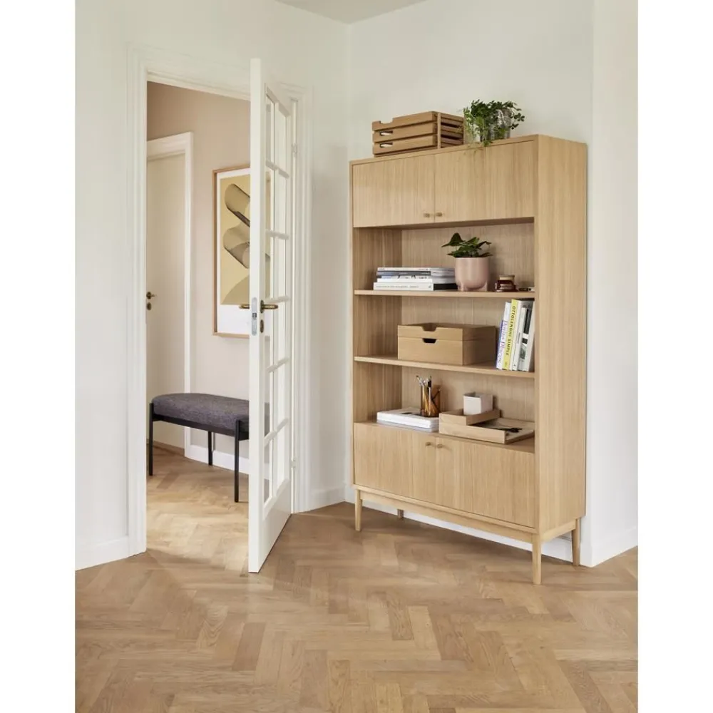 Scaffale In Legno Di Quercia Prime*Hübsch Fashion