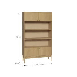 Scaffale In Legno Di Quercia Prime*Hübsch Fashion