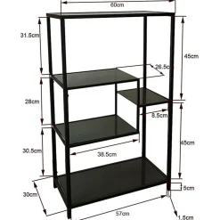 Scaffale In Metallo Loft*Kare Design Discount