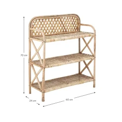 Scaffale Piccolo In Fibra Naturale Ezra*Bloomingville Clearance