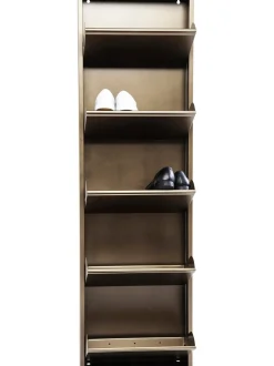 Scarpiera Da Parete Con Scomparti A Ribalta Caruso