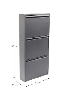 Scarpiera Da Parete Con Scomparti A Ribalta Caruso