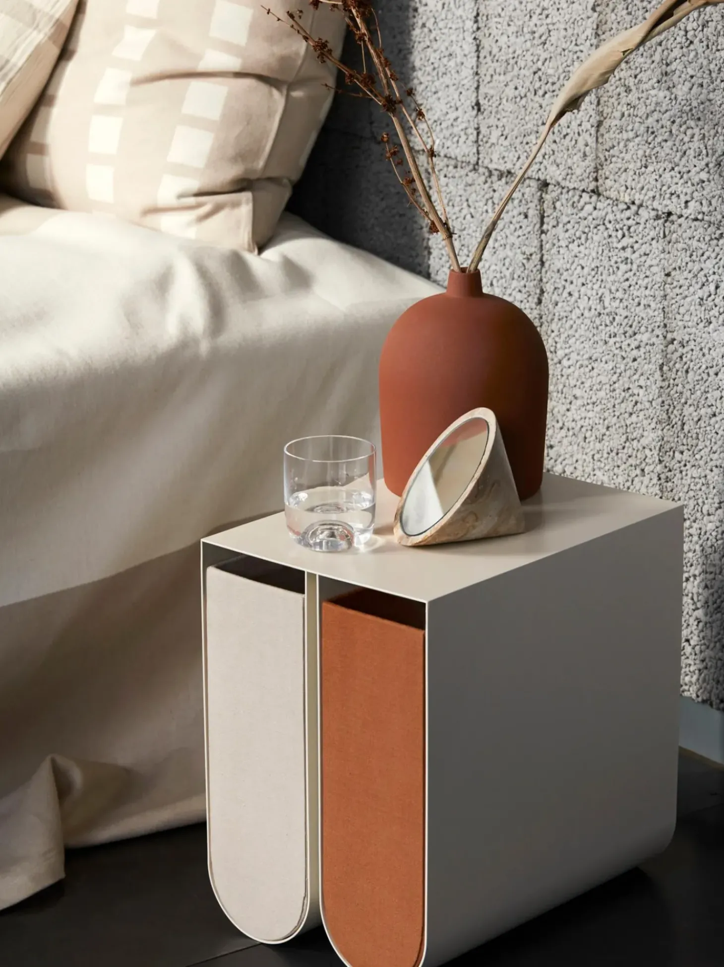 Scatola Portaoggetti Fatta A Mano Curved