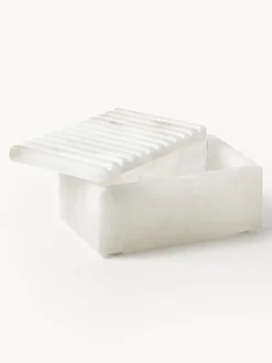 Scatola Portaoggetti Jutta Con Coperchio Scanalato