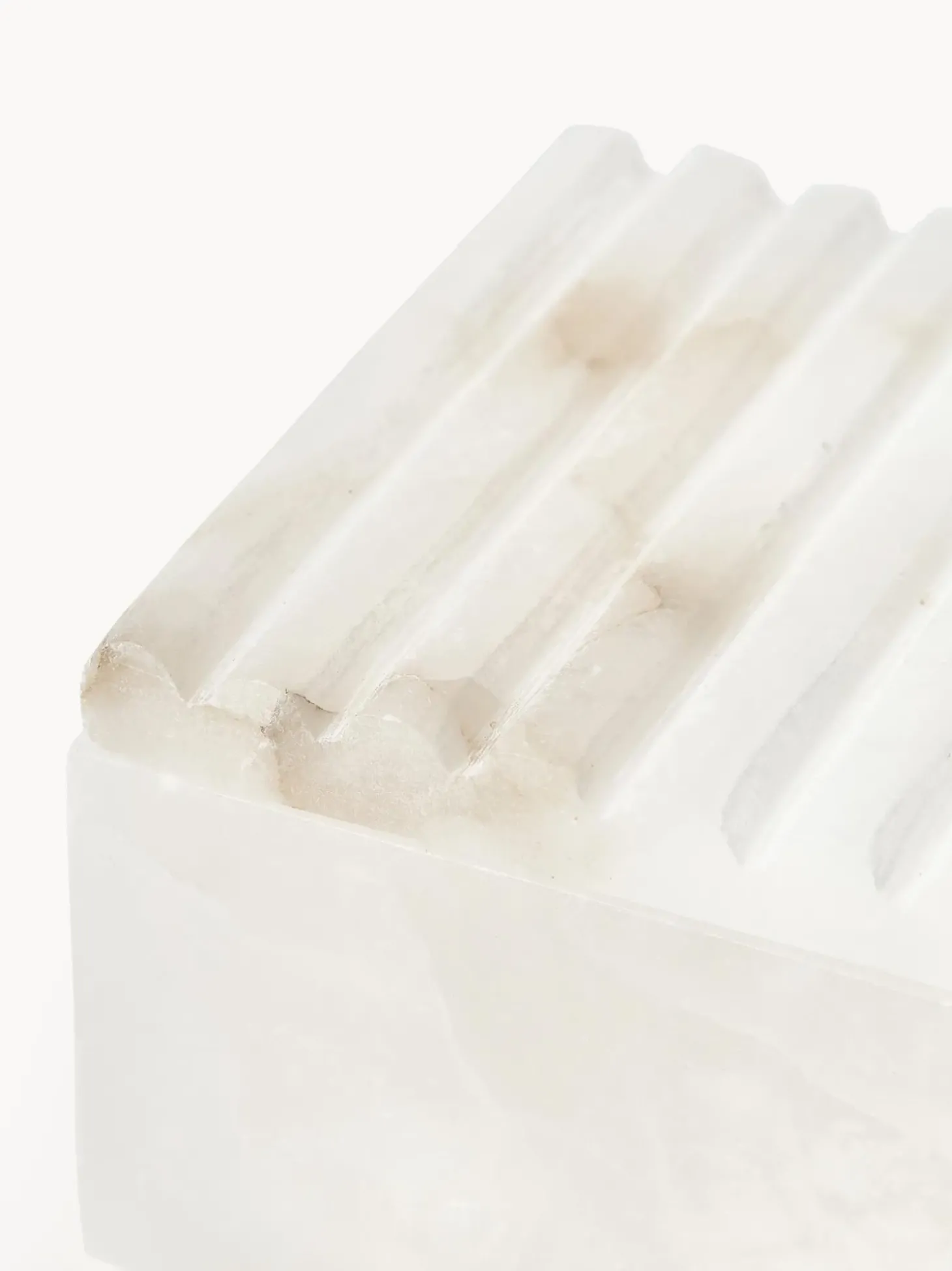 Scatola Portaoggetti Jutta Con Coperchio Scanalato