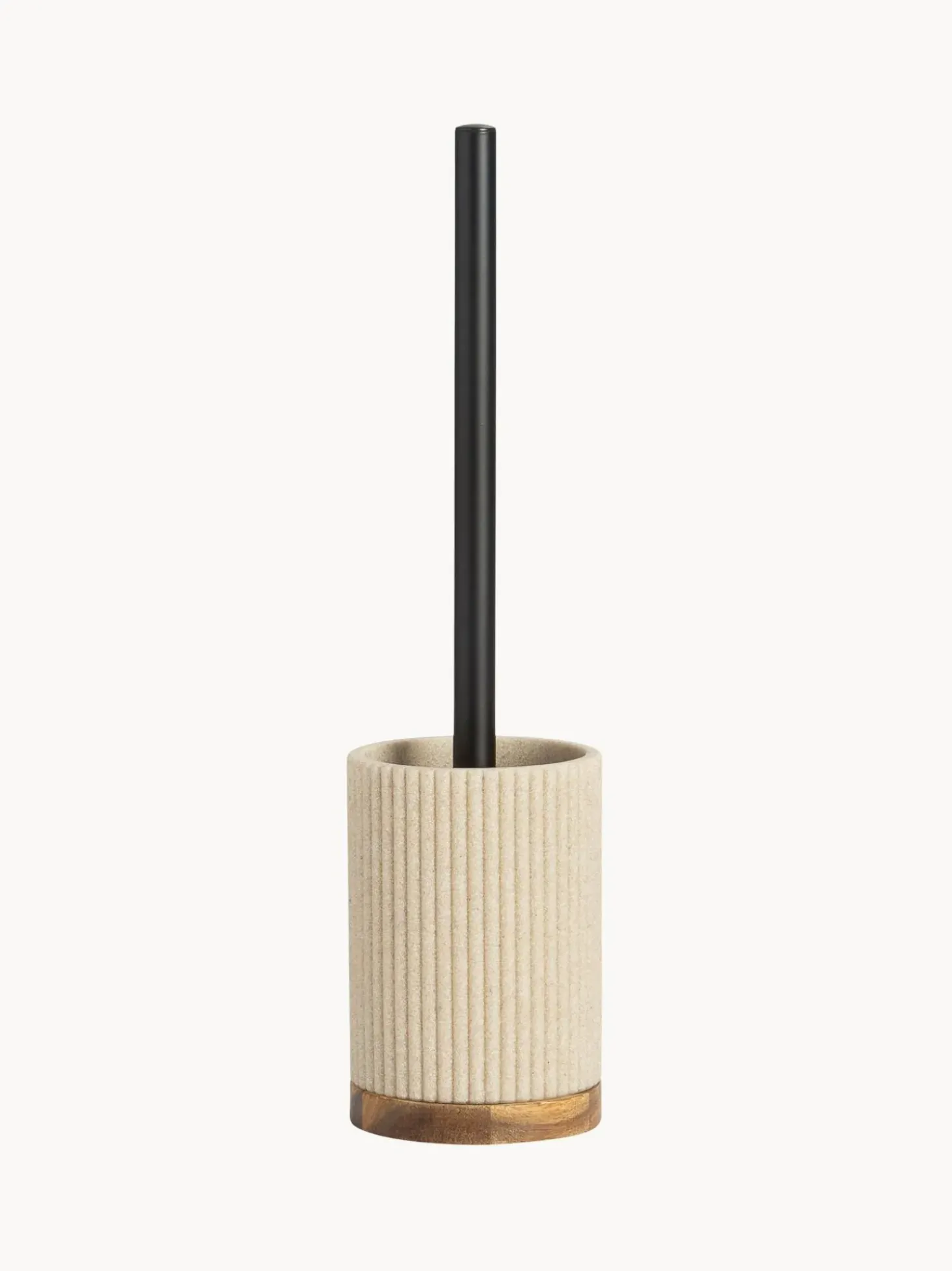 Scopino Bagno Con Dettaglio In Legno Laura