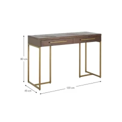 Scrivania A Spina Di Pesce Con Cassetti Classe*Dutchbone Best