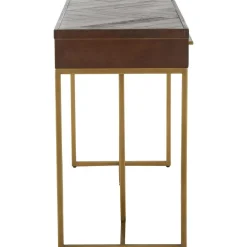 Scrivania A Spina Di Pesce Con Cassetti Classe*Dutchbone Best