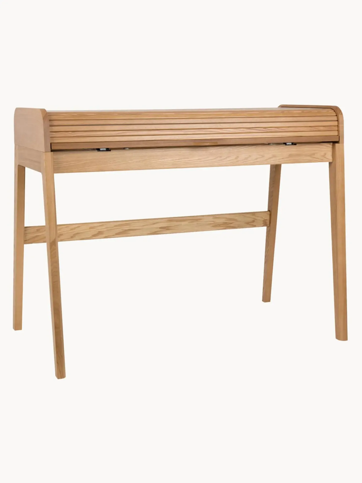 Scrivania In Legno Con Piano Scanalato E Arrotolabile Barbier