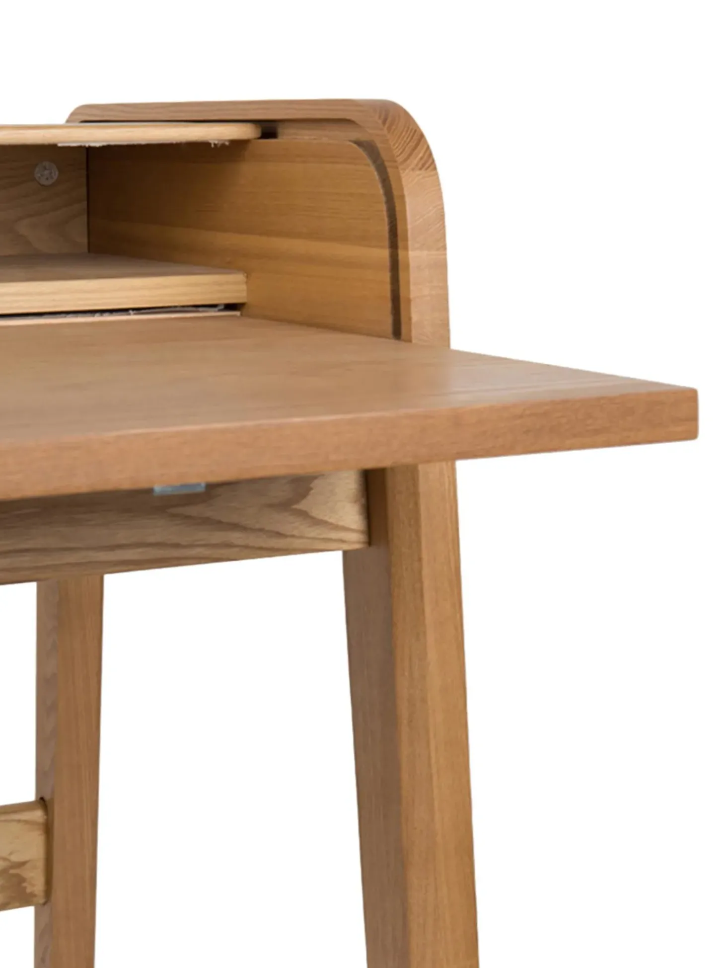 Scrivania In Legno Con Piano Scanalato E Arrotolabile Barbier