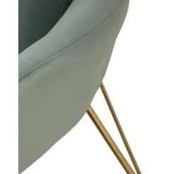 Sedia A Dondolo In Velluto Con Gambe In Metallo Wing*Westwing Collection Online