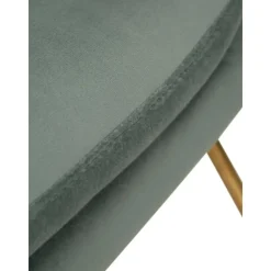 Sedia A Dondolo In Velluto Con Gambe In Metallo Wing*Westwing Collection Online