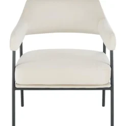 Sedia A Poltrona In Velluto Bianco Zoe*Westwing Collection Discount