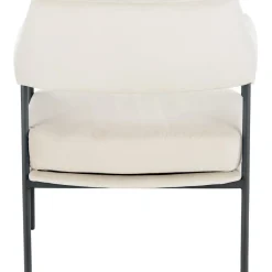 Sedia A Poltrona In Velluto Bianco Zoe*Westwing Collection Discount