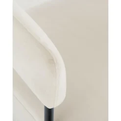 Sedia A Poltrona In Velluto Bianco Zoe*Westwing Collection Discount