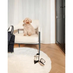 Sedia A Poltrona In Velluto Bianco Zoe*Westwing Collection Discount