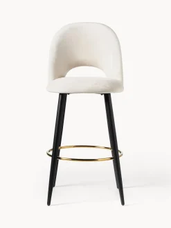 Sedia Bar In Velluto Rachel