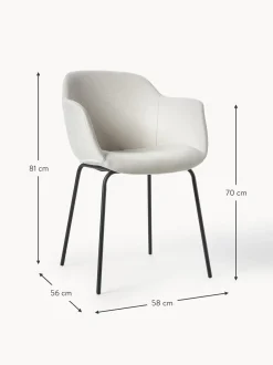 Sedia Con Braccioli Con Seduta Stretta Fiji