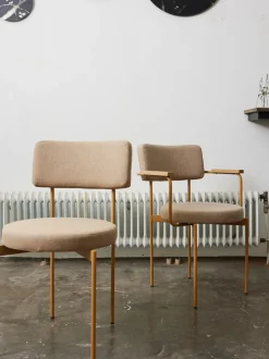 Sedia Con Braccioli Con Struttura In Metallo Sedia