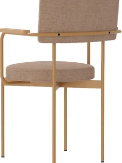 Sedia Con Braccioli Con Struttura In Metallo Sedia