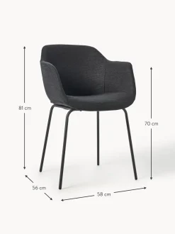 Sedia Con Braccioli Con Seduta Stretta Fiji