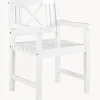 Sedia Con Braccioli Da Giardino In Legno Rosenborg