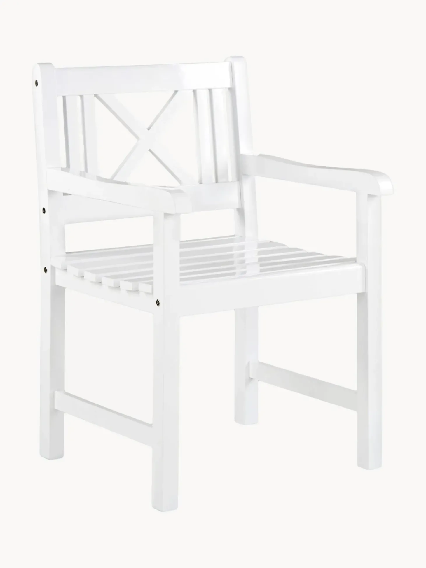 Sedia Con Braccioli Da Giardino In Legno Rosenborg