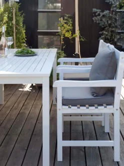 Sedia Con Braccioli Da Giardino In Legno Rosenborg