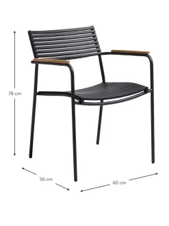 Sedia Con Braccioli Da Giardino Mood