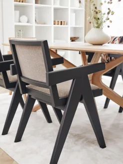 Sedia Con Braccioli E Imbottitura Sissi