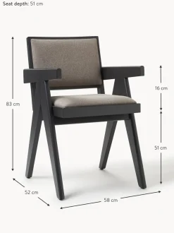 Sedia Con Braccioli E Imbottitura Sissi
