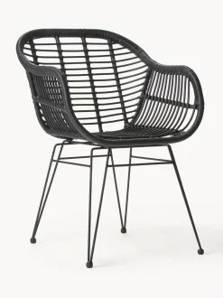 Sedia Con Braccioli In Polirattan Costa 2 Pz