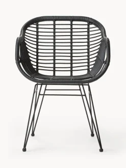 Sedia Con Braccioli In Polirattan Costa 2 Pz