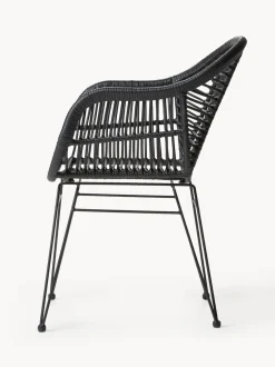 Sedia Con Braccioli In Polirattan Costa 2 Pz