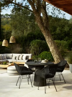 Sedia Con Braccioli In Polirattan Costa 2 Pz